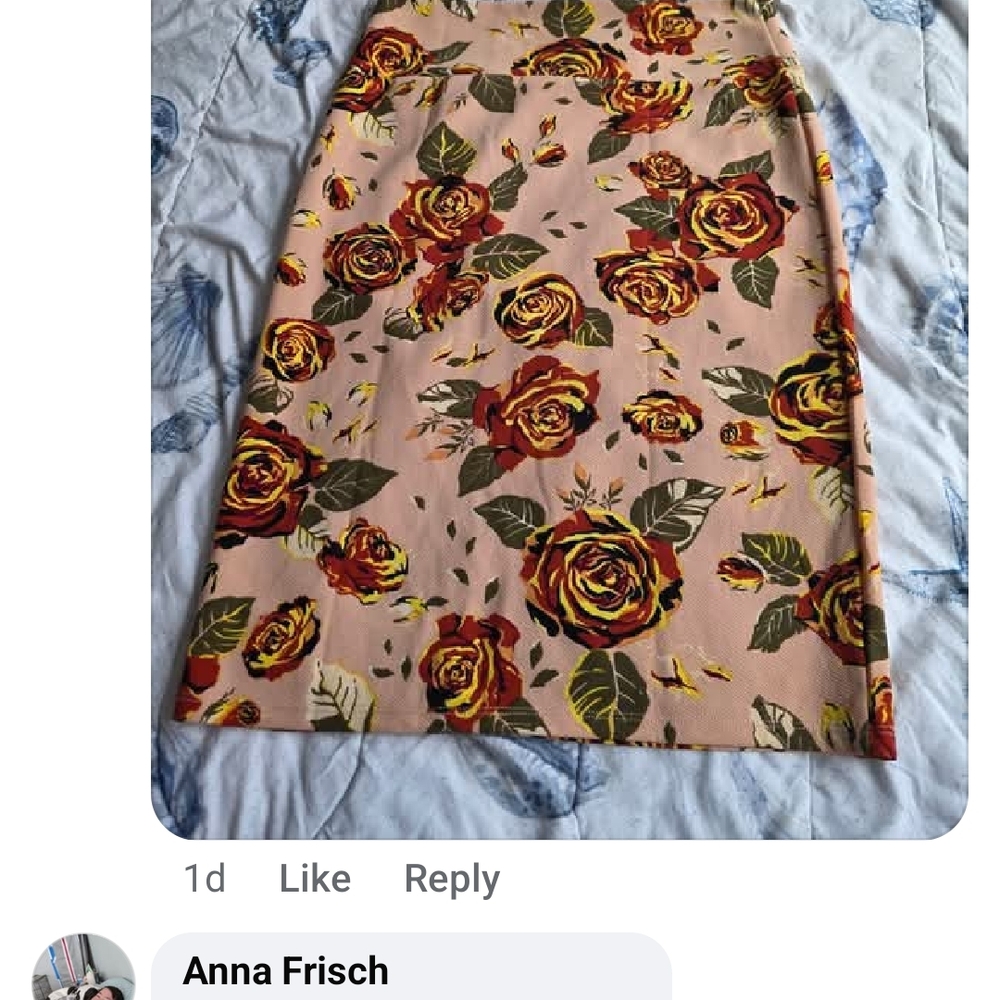 Floral Print Skirt
